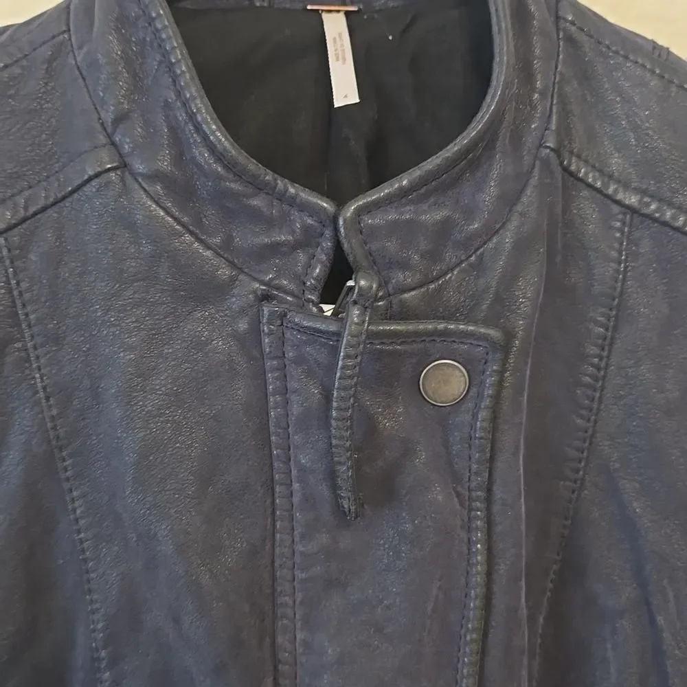 Free People Leather‎ Jacket size 4